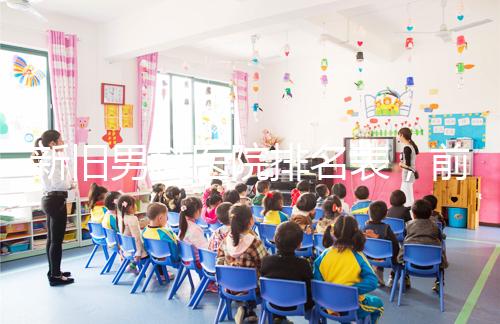 新舊男科醫院排名表，前十種生殖疾病非常可靠