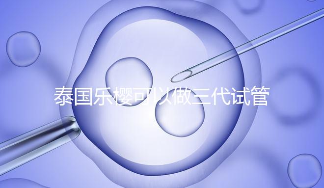 泰國(guó)樂(lè)櫻可以做三代試管嬰兒?jiǎn)?？能否胚胎轉(zhuǎn)運(yùn)