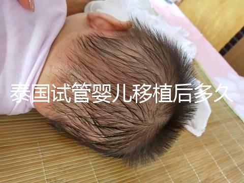 泰國試管嬰兒移植后多久能驗孕？準確時間節點告知！