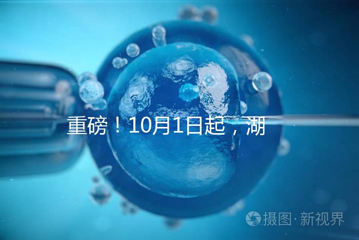 重磅！10月1日起，湖南省試管嬰兒納入醫保報銷（附29家醫保定點醫院）