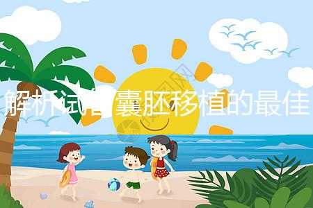 解析試管囊胚移植的最佳時間！一般囊胚幾天移植最好