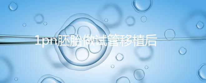 1pn胚胎做試管移植后要做羊水穿刺嗎？來看詳細解答
